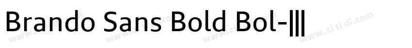 Brando Sans Bold Bol字体转换